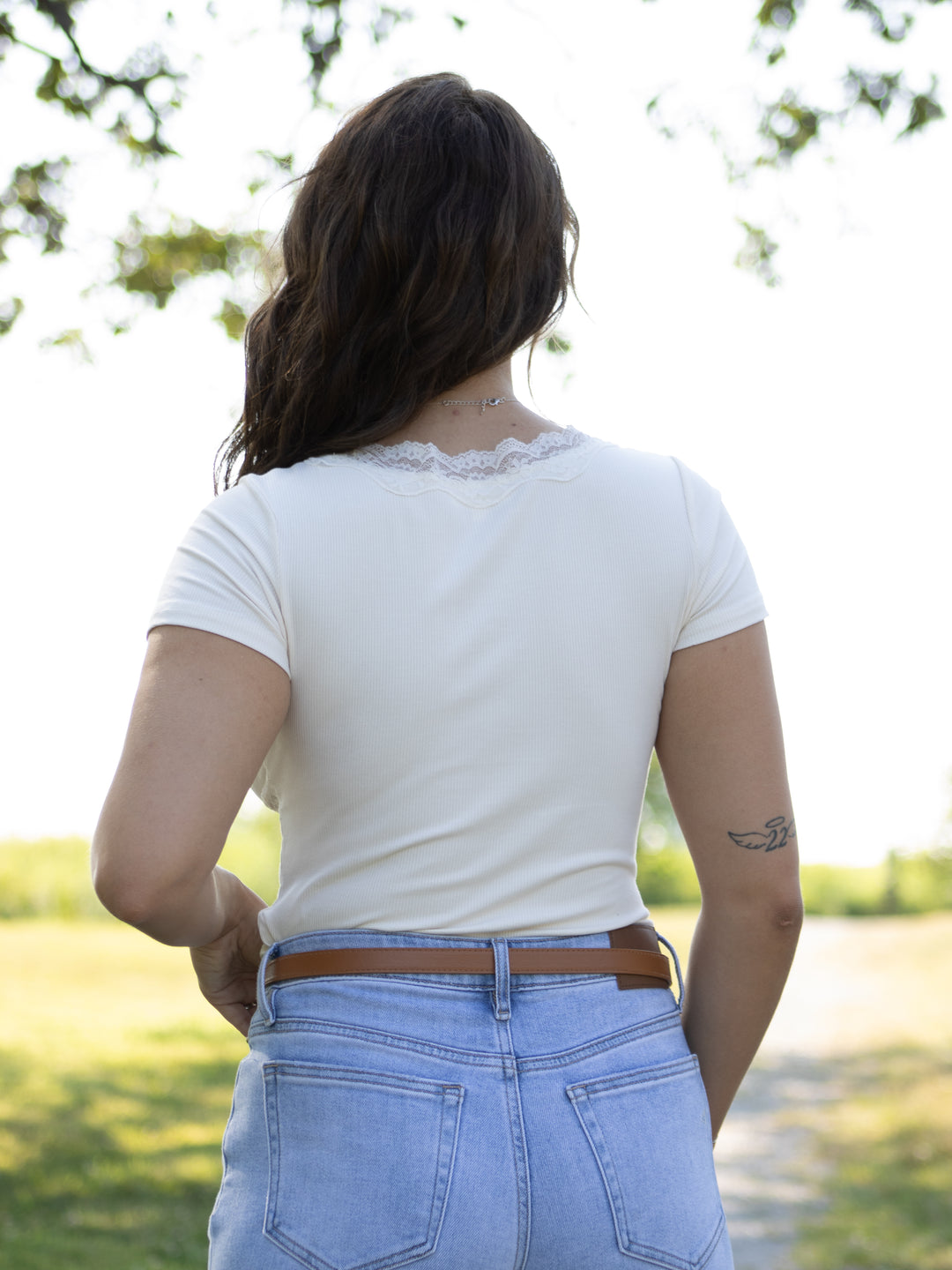 Sunnie Lace Trim Top