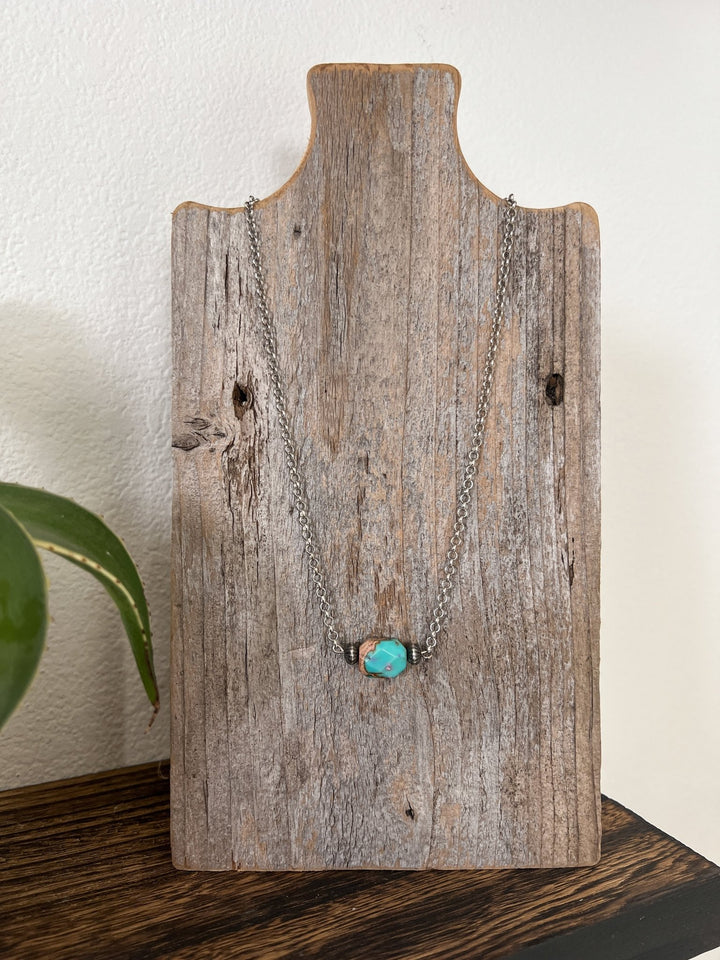 Hadley Turquoise Variscite Necklace - Lunabelle West