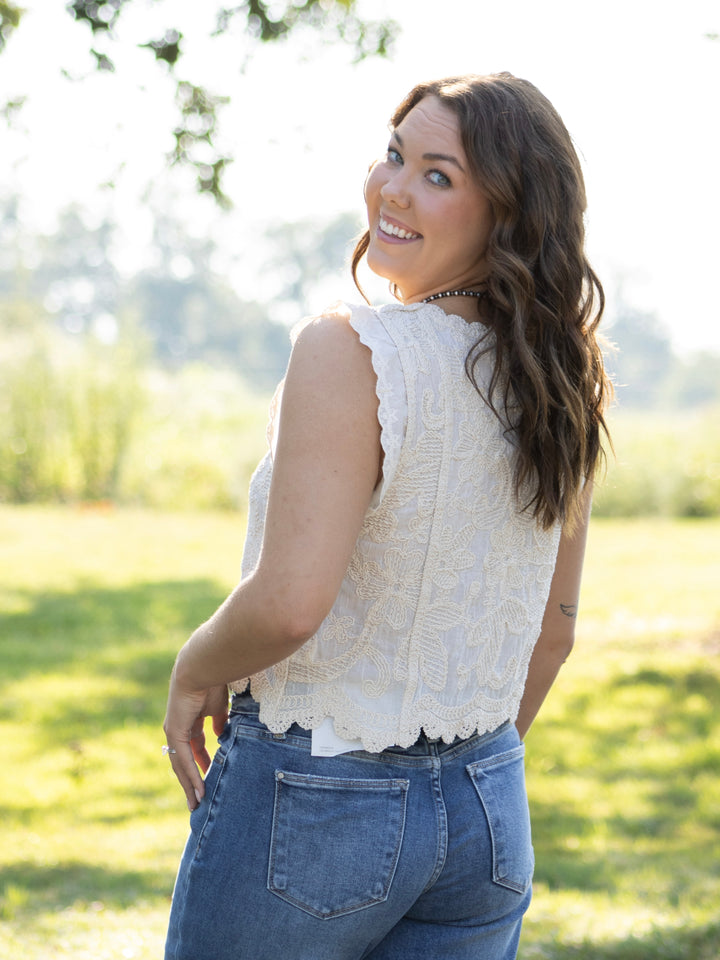 Orla Embroidered Top