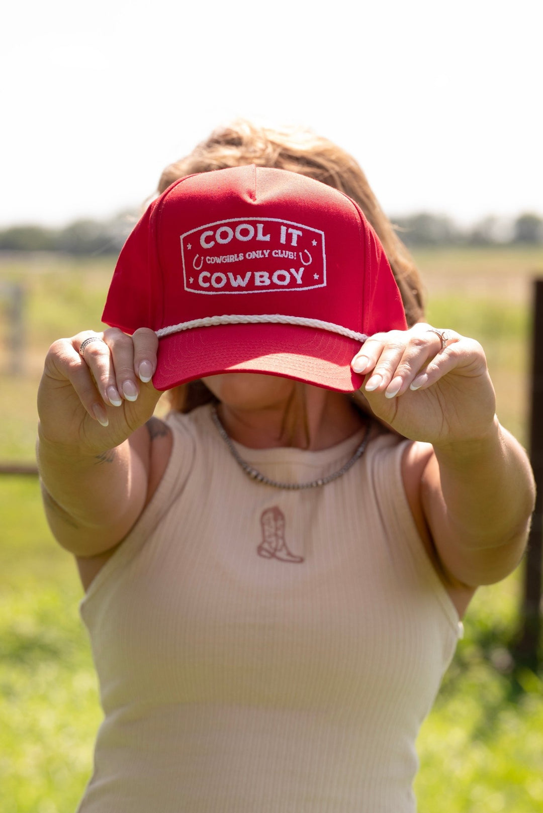 Cool It Cowboy Trucker Hat - Lunabelle West