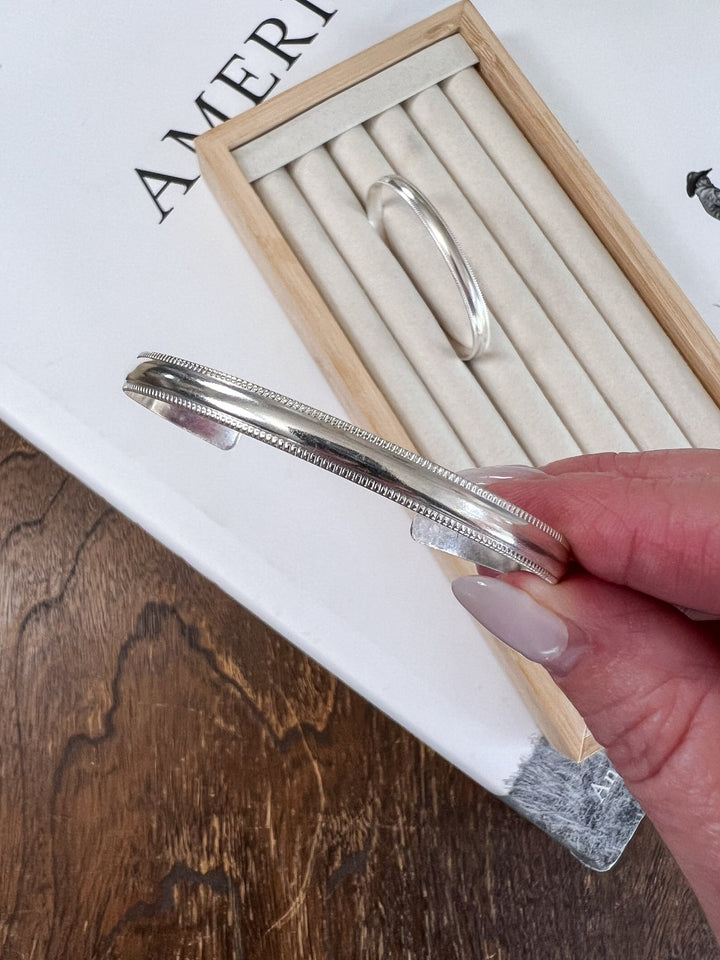 Teagan Sterling Silver Cuff - Lunabelle West