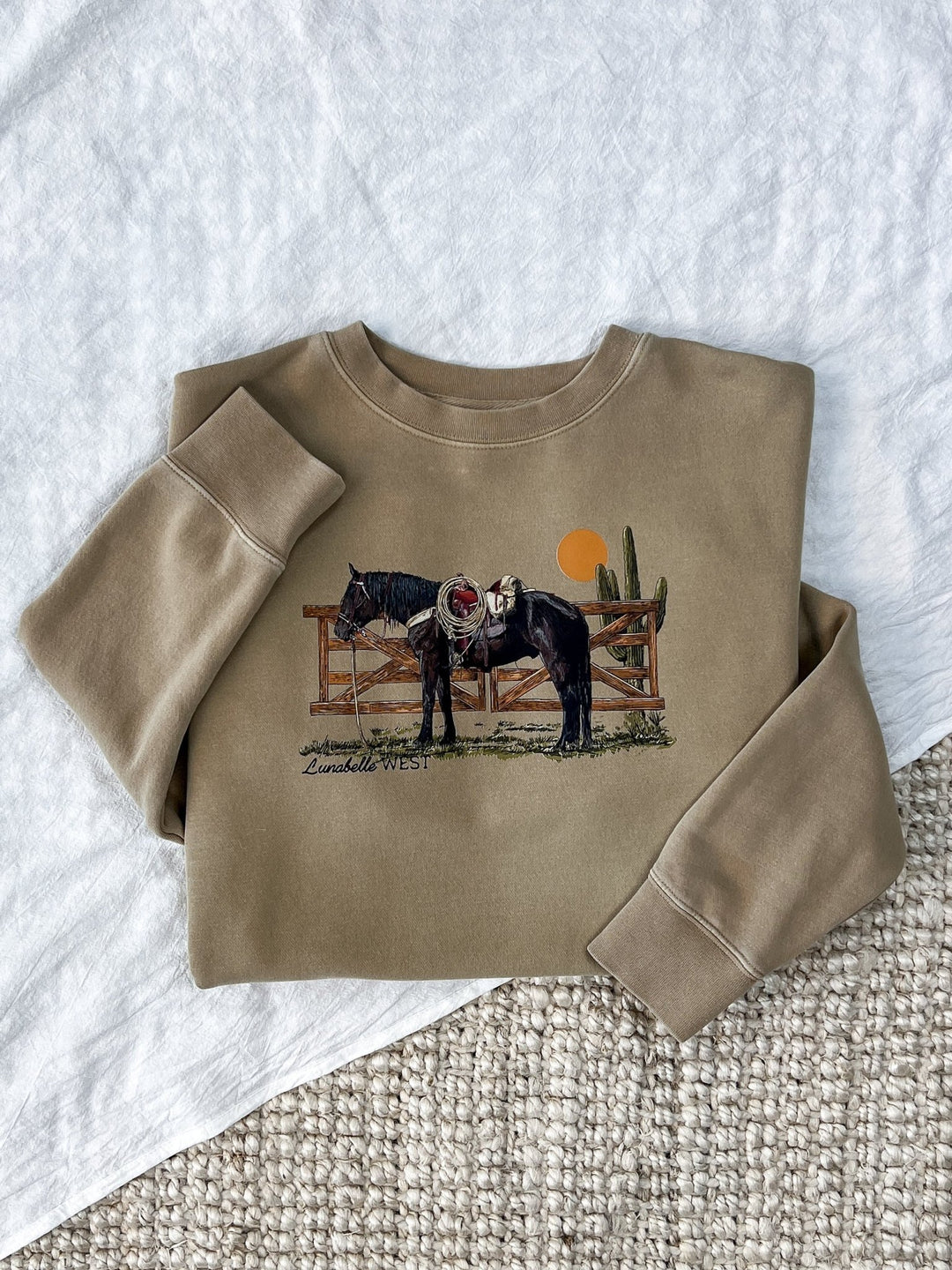 Quittin’ Time Crewneck - Lunabelle West