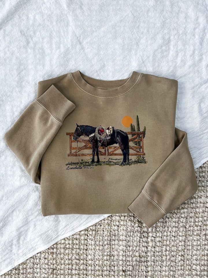 Quittin’ Time Crewneck - Lunabelle West