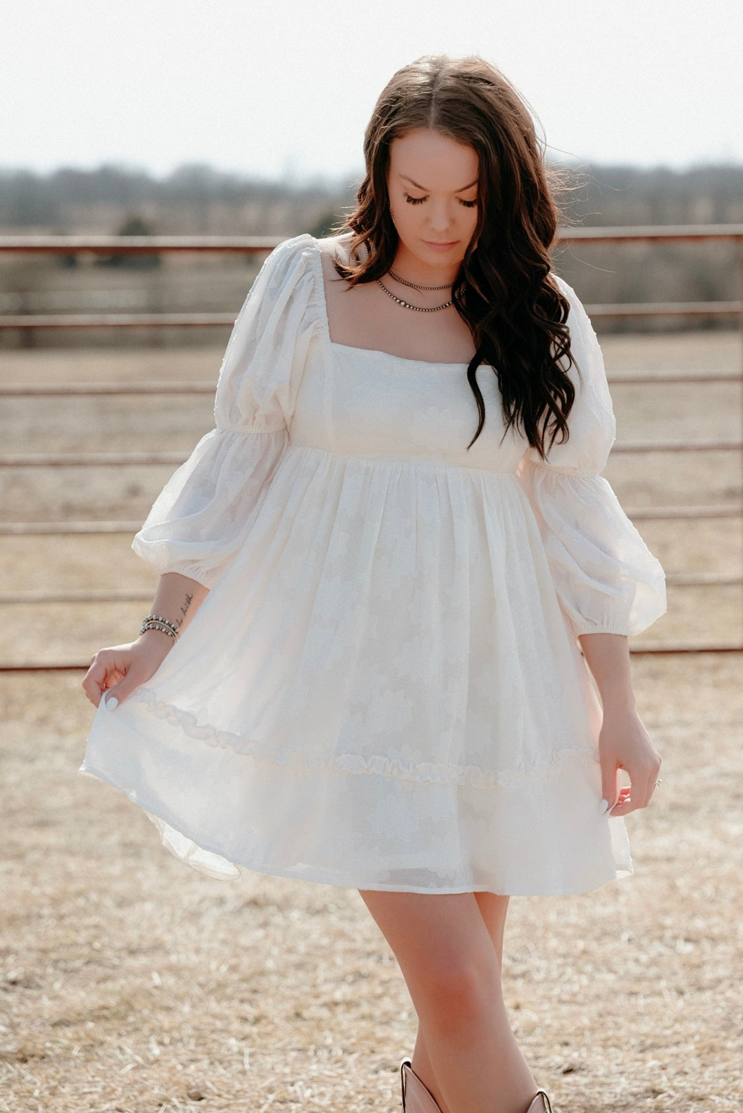 Colfax Textured Dress - Lunabelle West