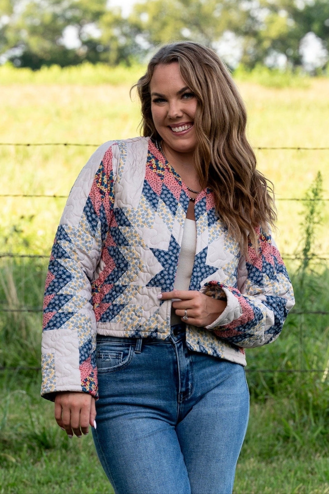 Eloise Quilted Cropped Jacket - Lunabelle West