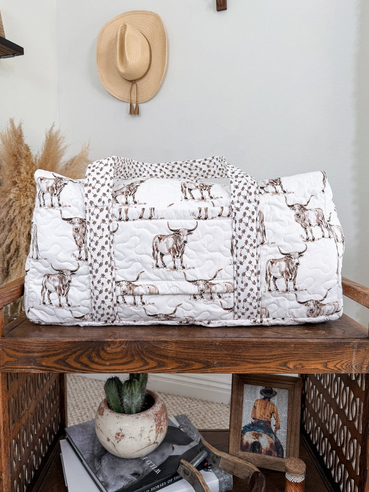 Bandera Quilted Duffel Bag - Lunabelle West