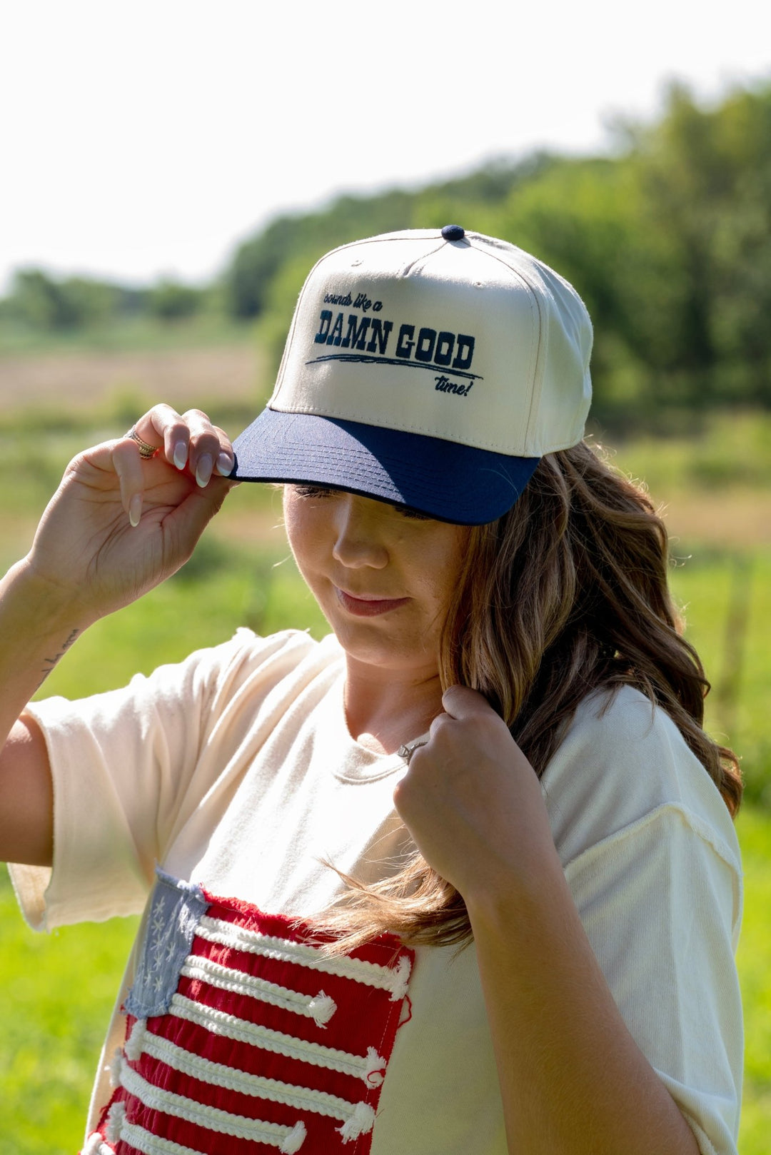Damn Good Time Trucker Hat - Lunabelle West