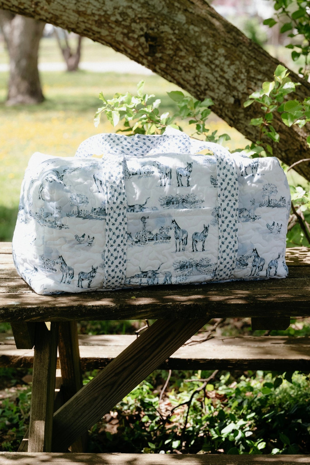 San Antonio Quilted Duffel Bag - Lunabelle West