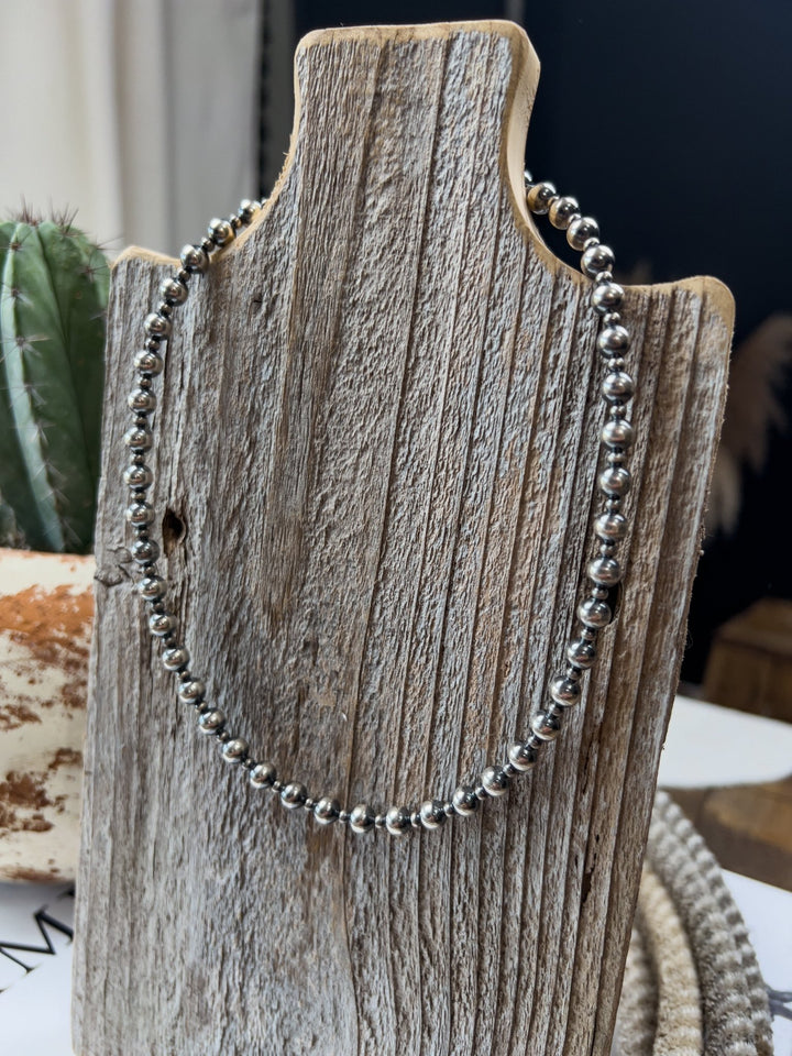 Bryson 14" Sterling Silver Necklace - Lunabelle West