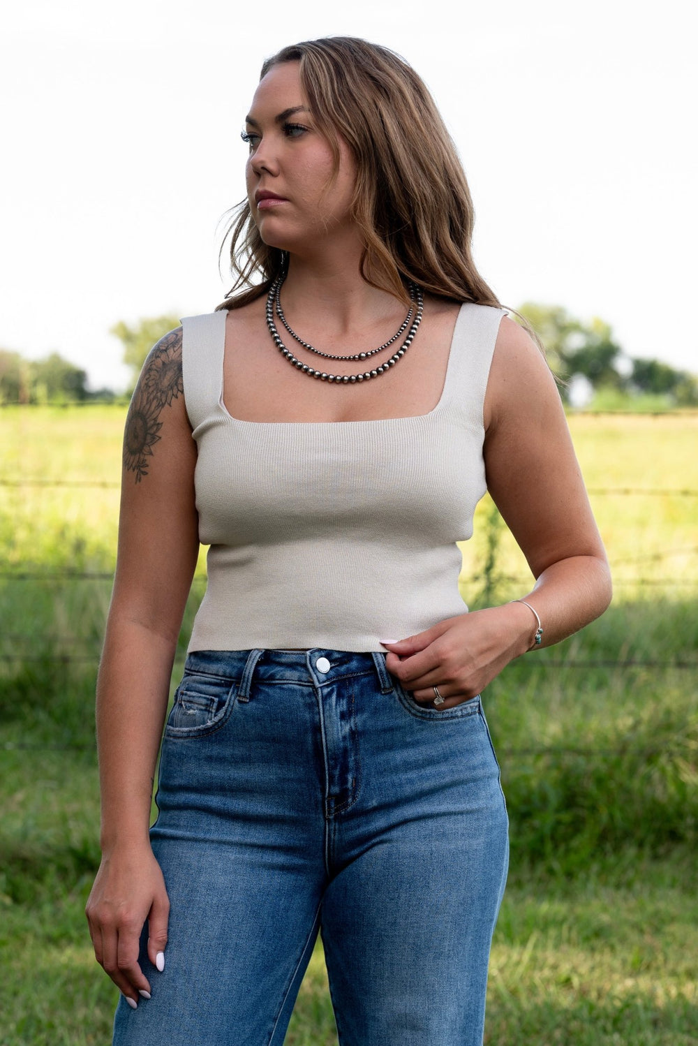 Briar Knit Tank - Lunabelle West