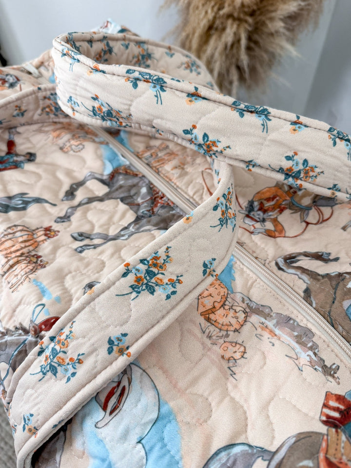 Laramie Quilted Duffel Bag - Lunabelle West