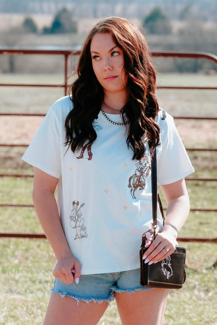 Classic Cowgirl Tee - Lunabelle West