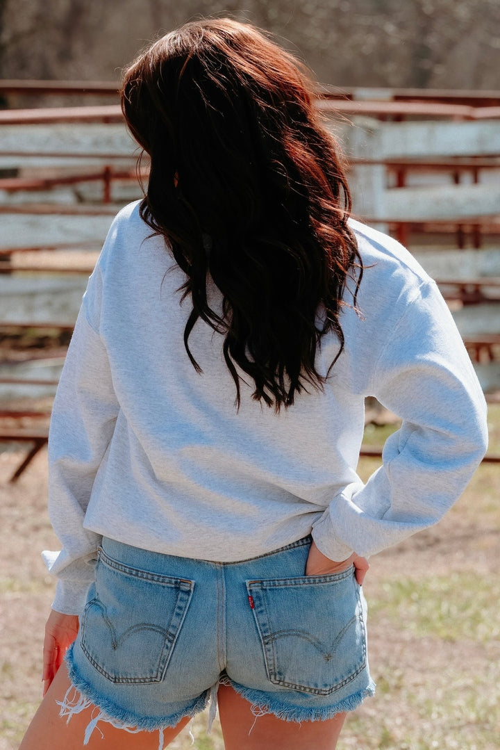USA Embroidered Crewneck - Lunabelle West