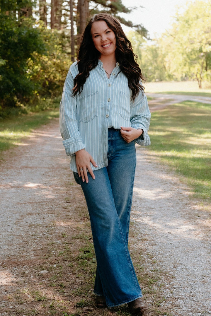 Clearwater Button Down - Lunabelle West