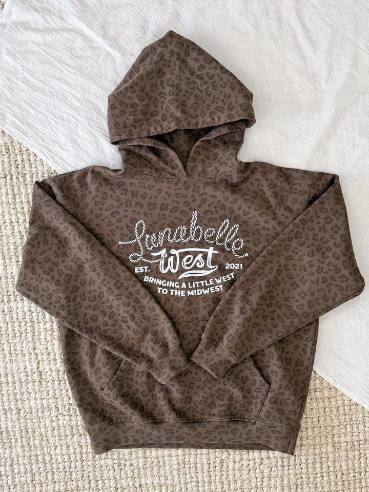 LW Logo Leopard Hoodie