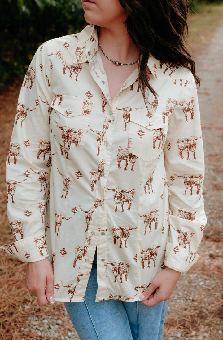 Sweet Water Button Down - Lunabelle West