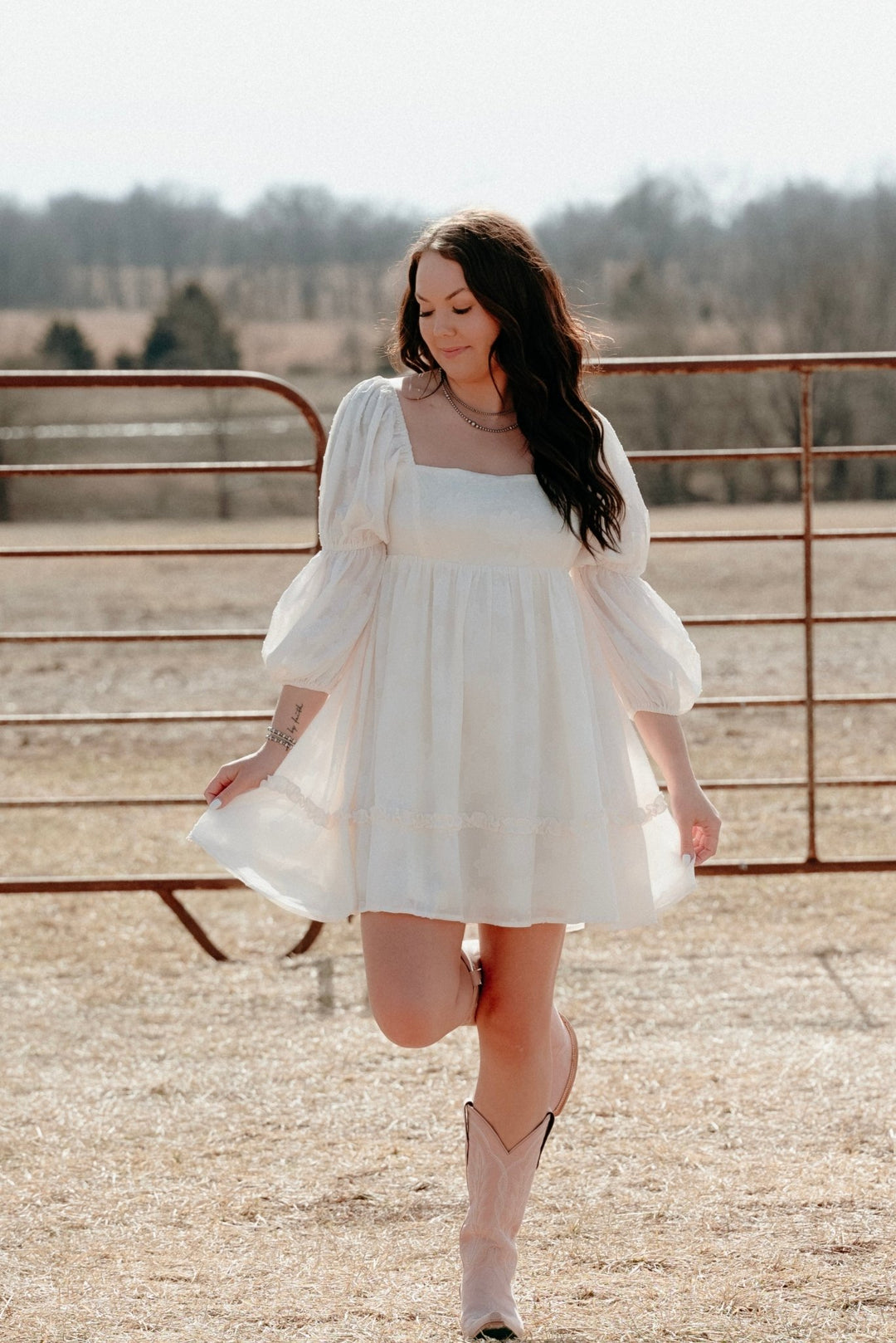 Colfax Textured Dress - Lunabelle West