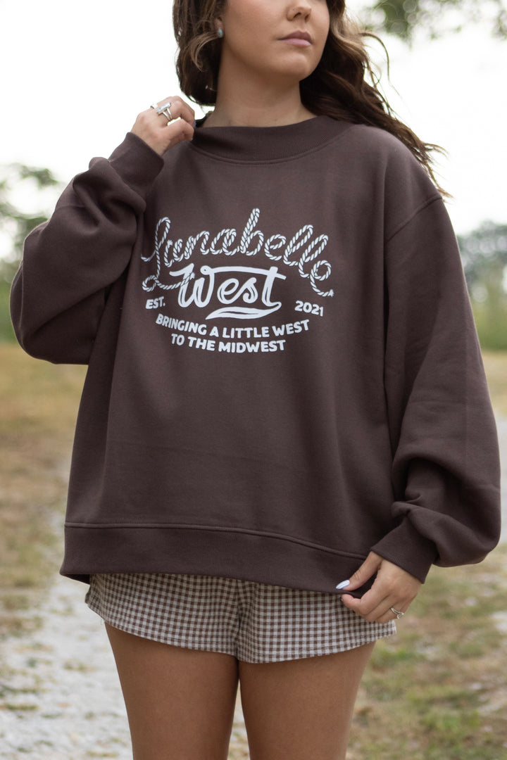 Logo Mockneck Chocolate