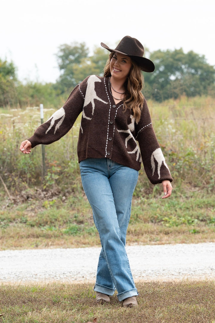 Oaklynn Horse Cardigan - Lunabelle West
