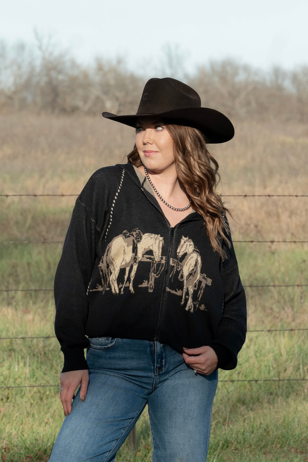 Jackson Knit Hoodie - Lunabelle West