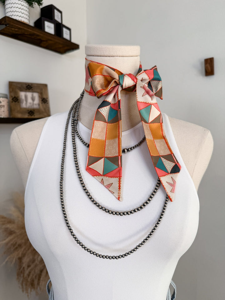 Vintage Patchwork Twilly - Lunabelle West