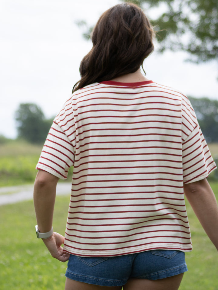 Banner Striped Tee