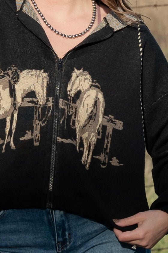 Jackson Knit Hoodie - Lunabelle West