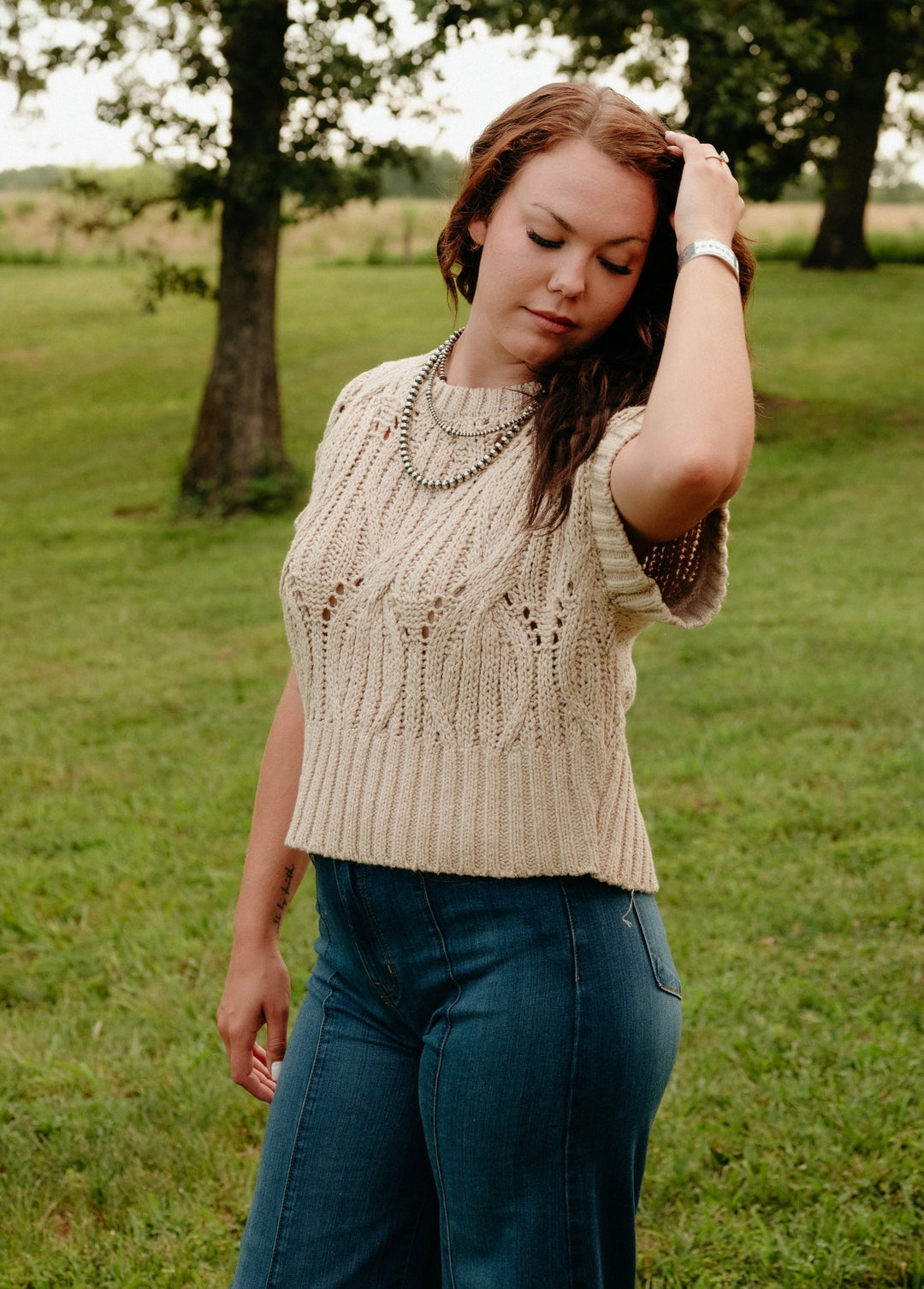 Tipton Crochet Sweater - Lunabelle West