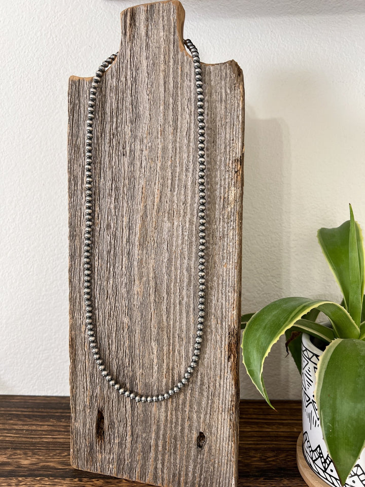 Sage 24" Sterling Silver Necklace - Lunabelle West