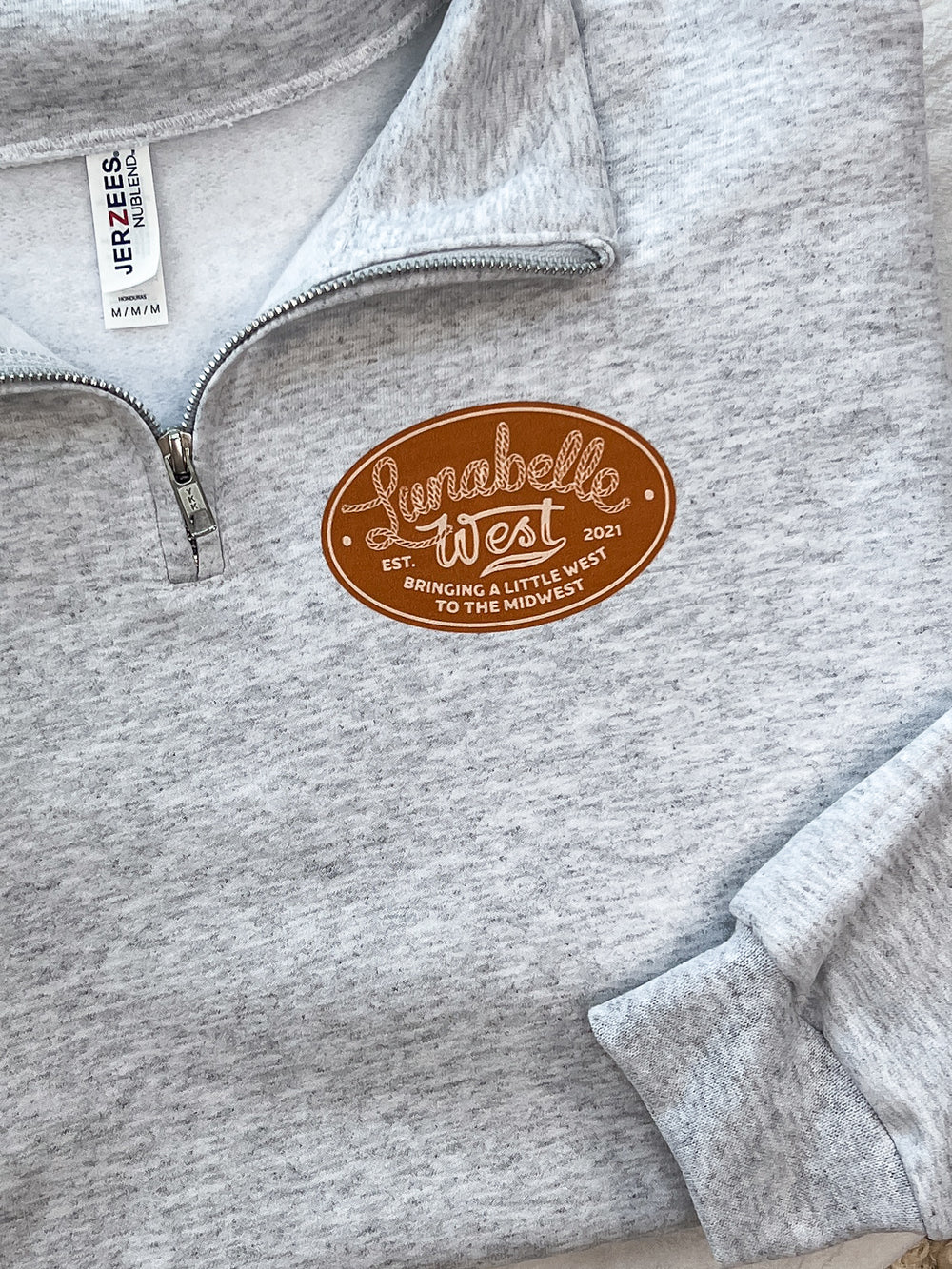 LW Logo Quarter Zip - Lunabelle West