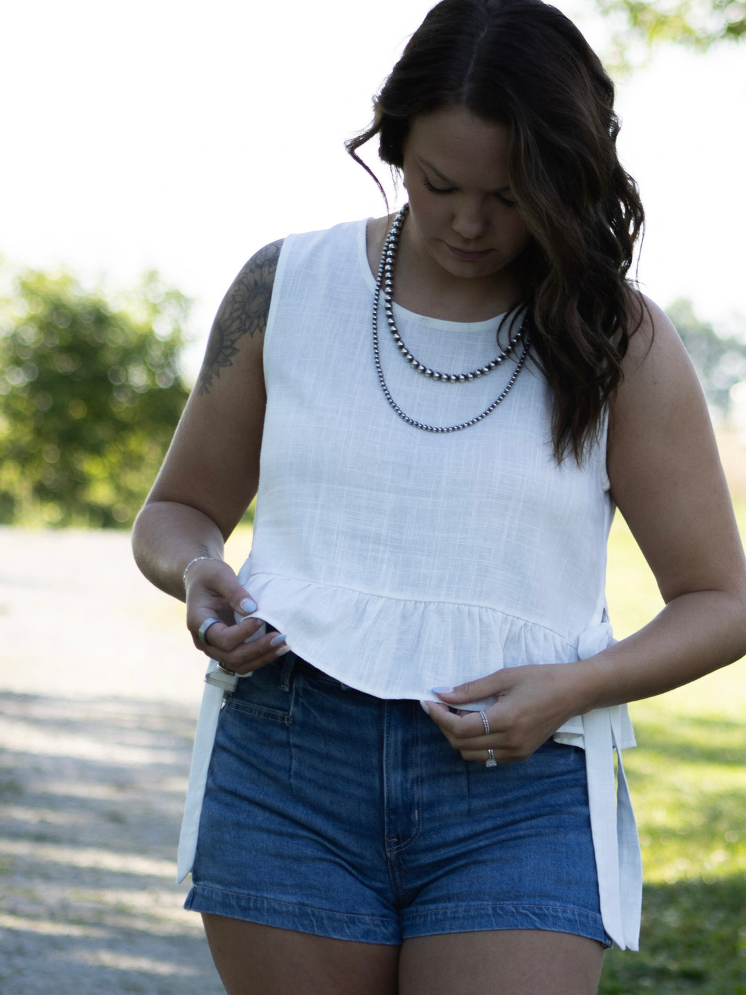 Sayer Ruffle Top