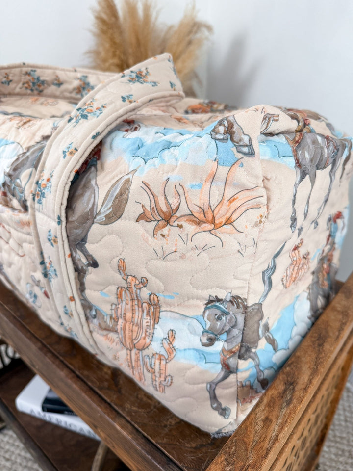 Laramie Quilted Duffel Bag - Lunabelle West