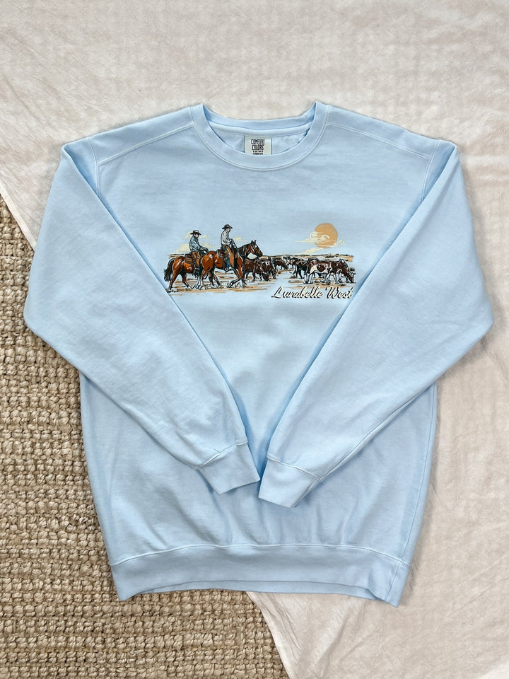 Round Up Crewneck - Lunabelle West
