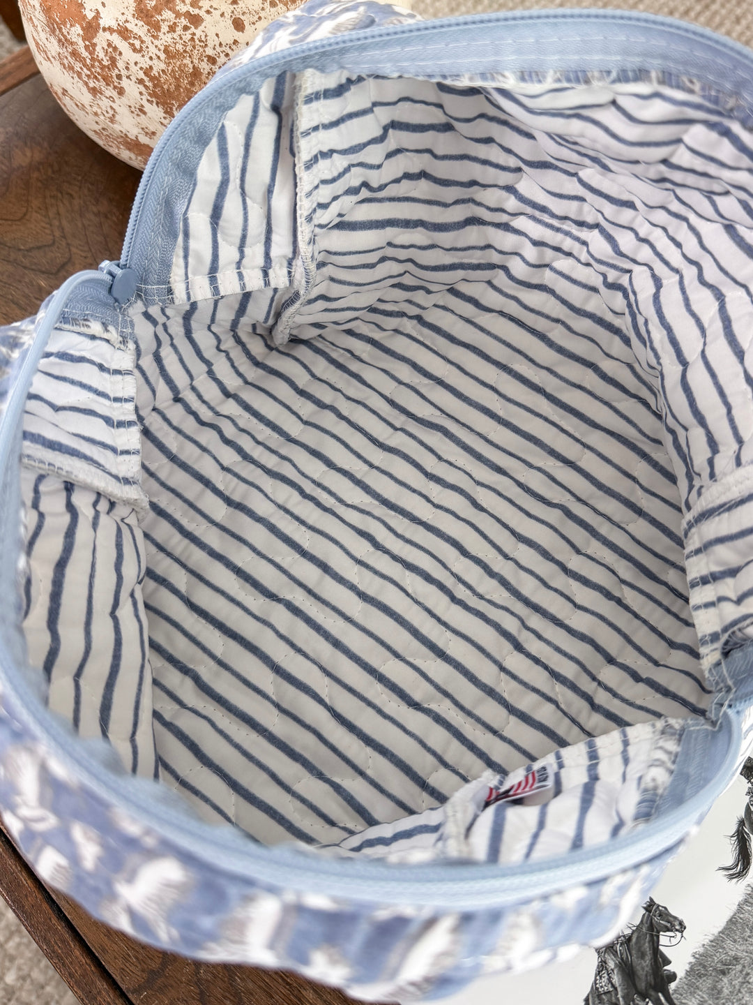 Santa Fe Quilted Makeup Bag