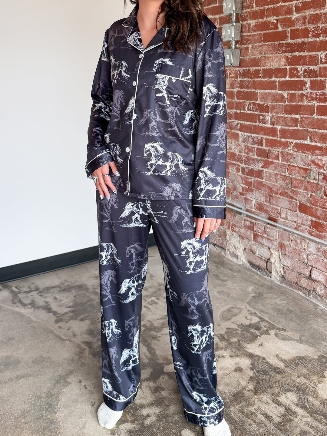 Midnight Run Pajama Set