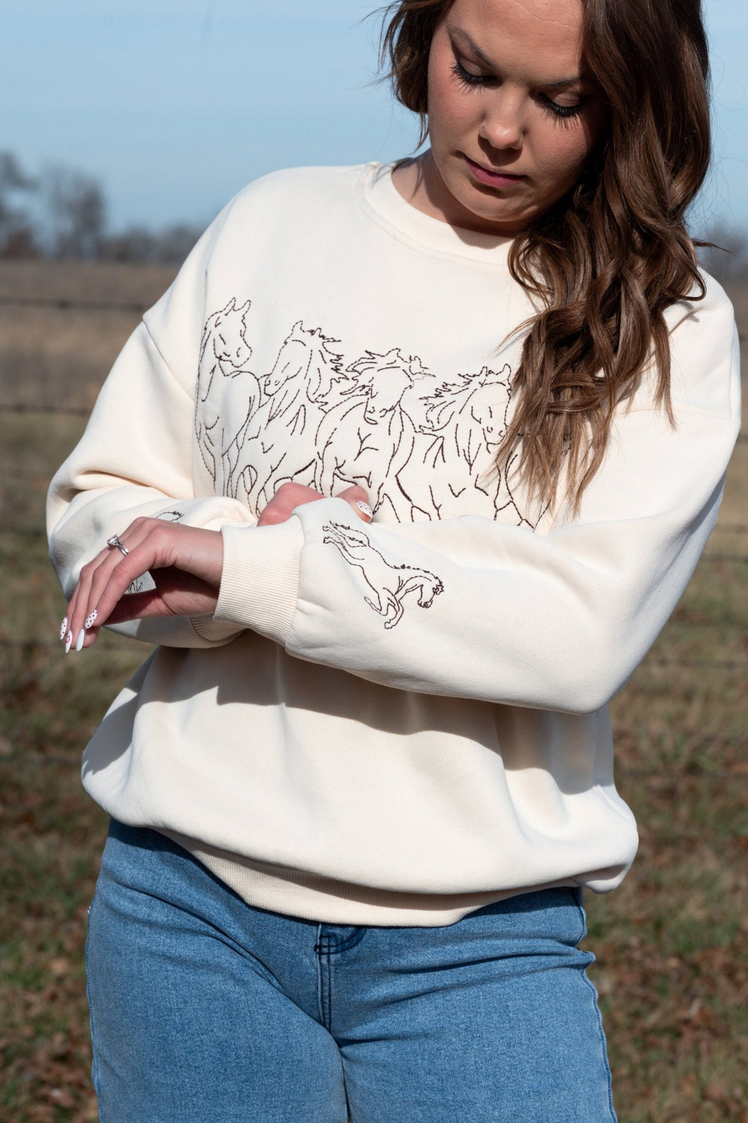 Wild Horse Crewneck - Lunabelle West