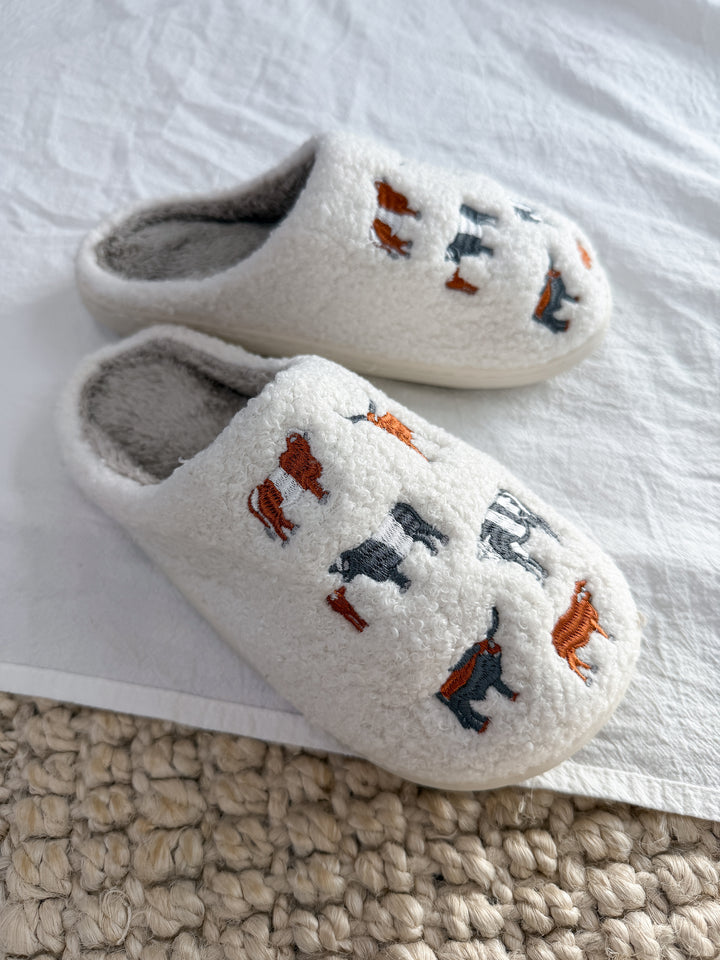 Cattle Country Slippers