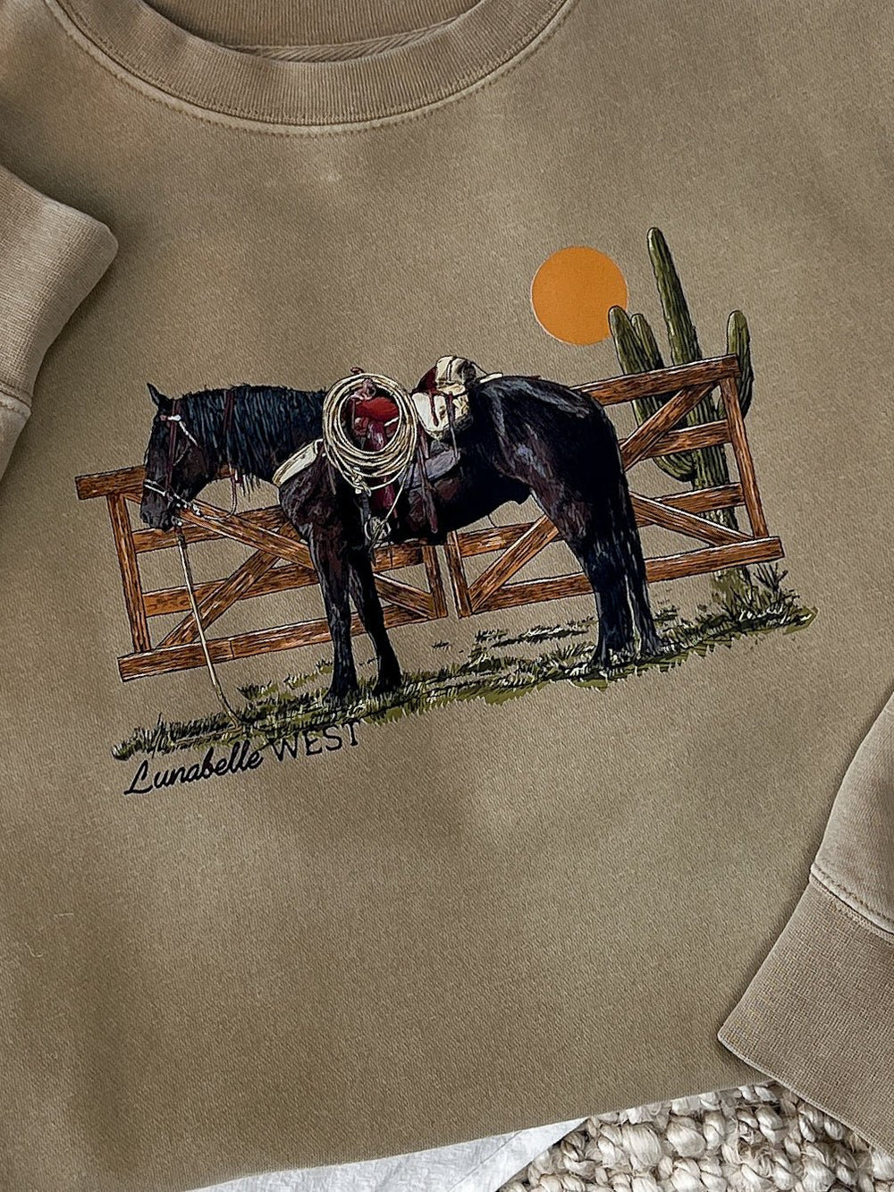 Quittin’ Time Crewneck - Lunabelle West