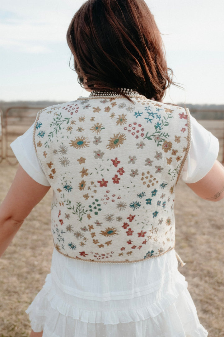 Hialeah Floral Vest - Lunabelle West