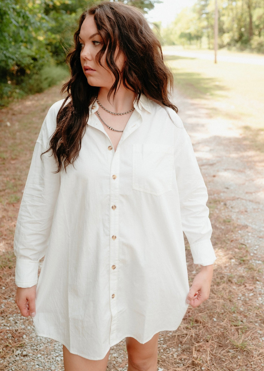Leighton Shirt Dress - Lunabelle West
