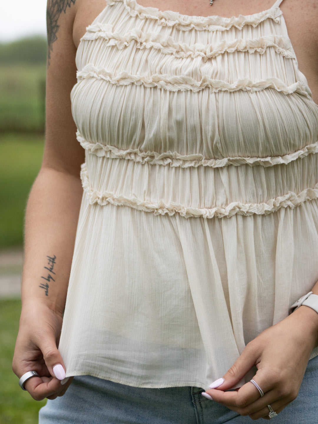 Cheyenne Gauzy Tank