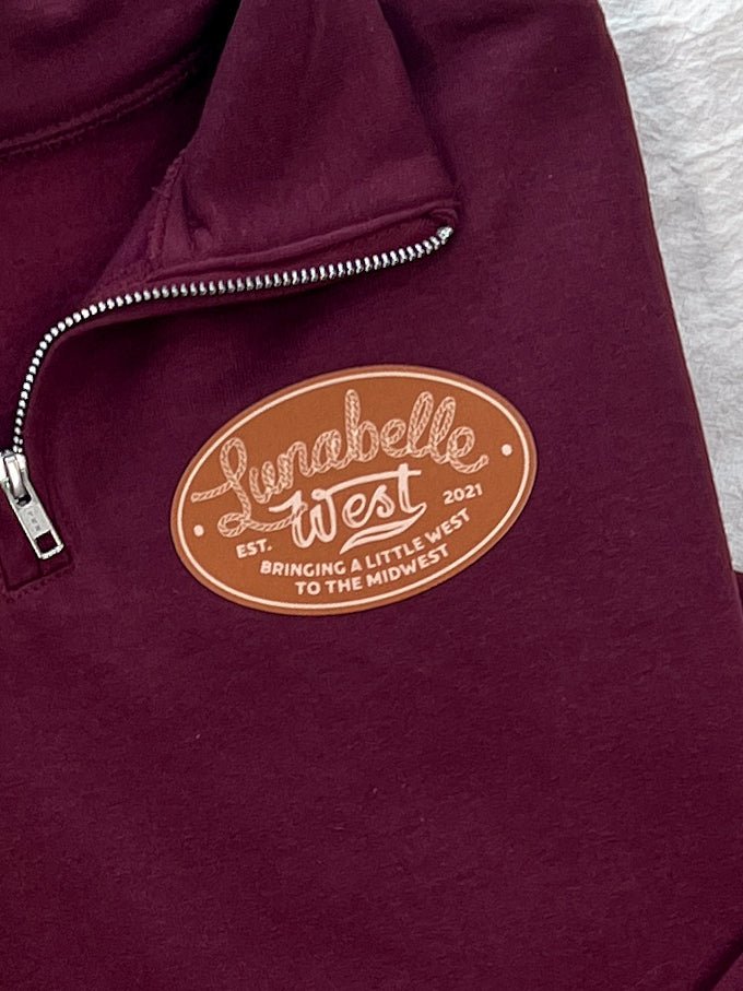 LW Logo Quarter Zip - Lunabelle West