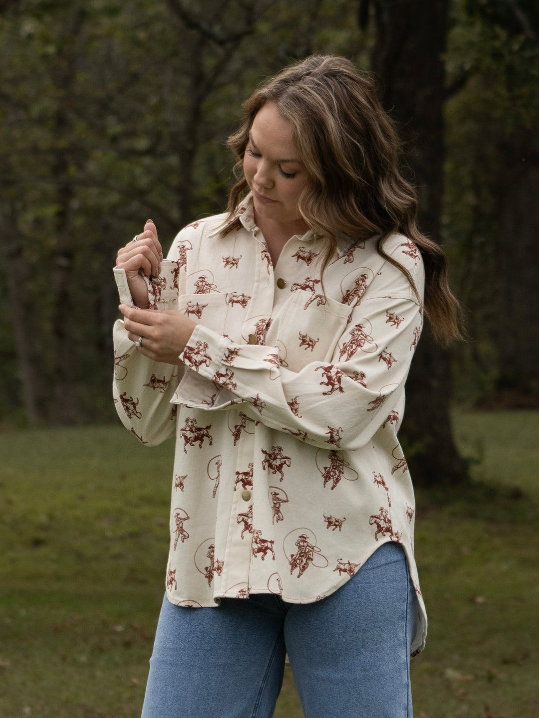 Arena Days Woven Button Up