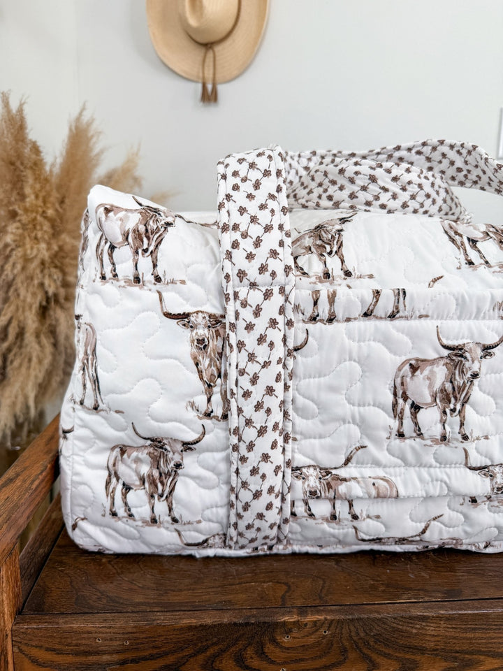 Bandera Quilted Duffel Bag - Lunabelle West