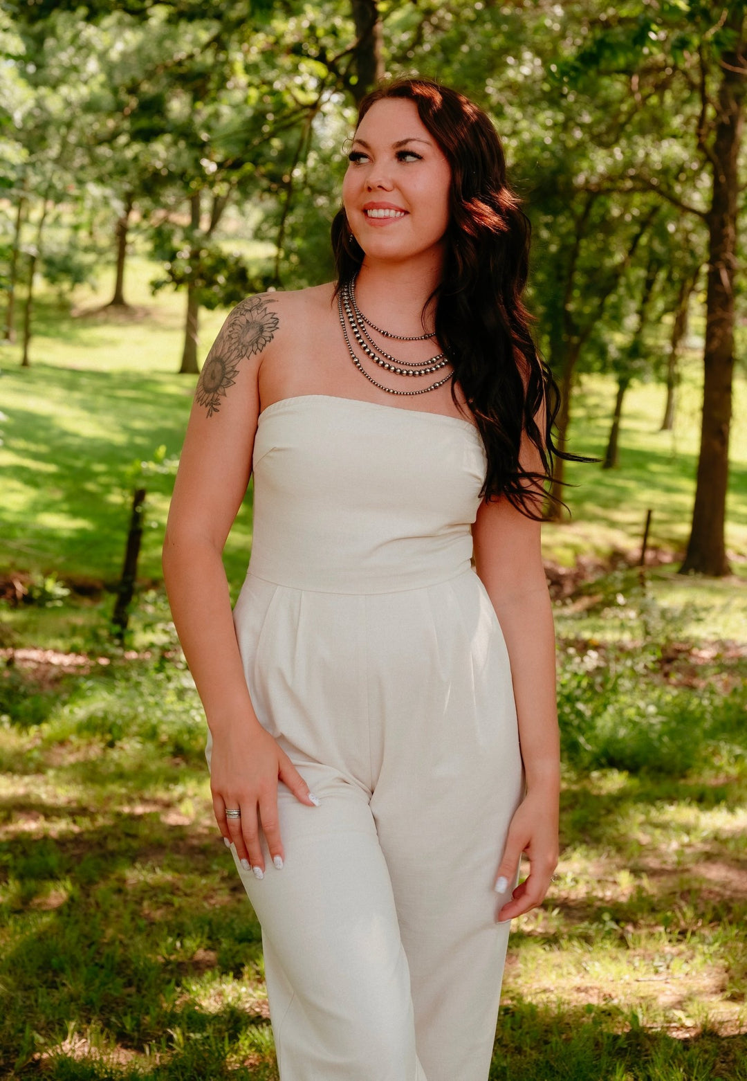 Sutter Creek Linen Jumpsuit - Lunabelle West