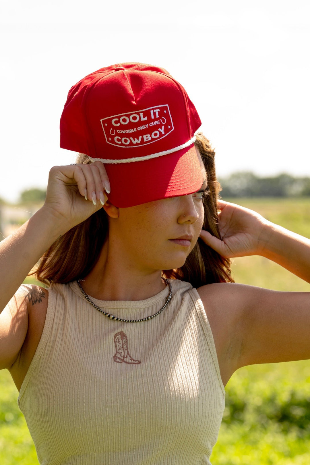 Cool It Cowboy Trucker Hat - Lunabelle West