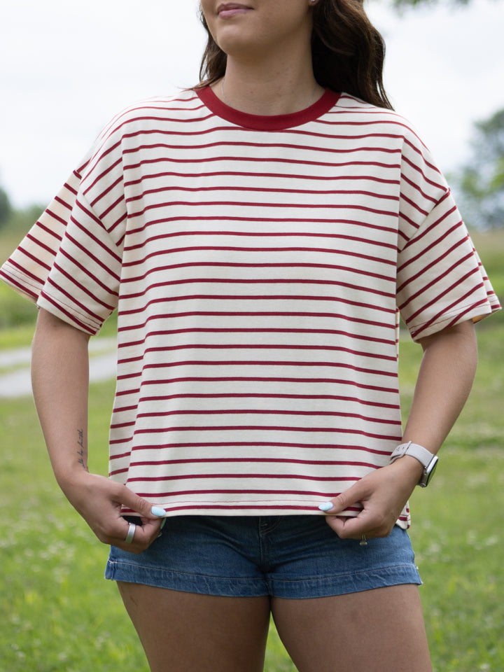 Banner Striped Tee