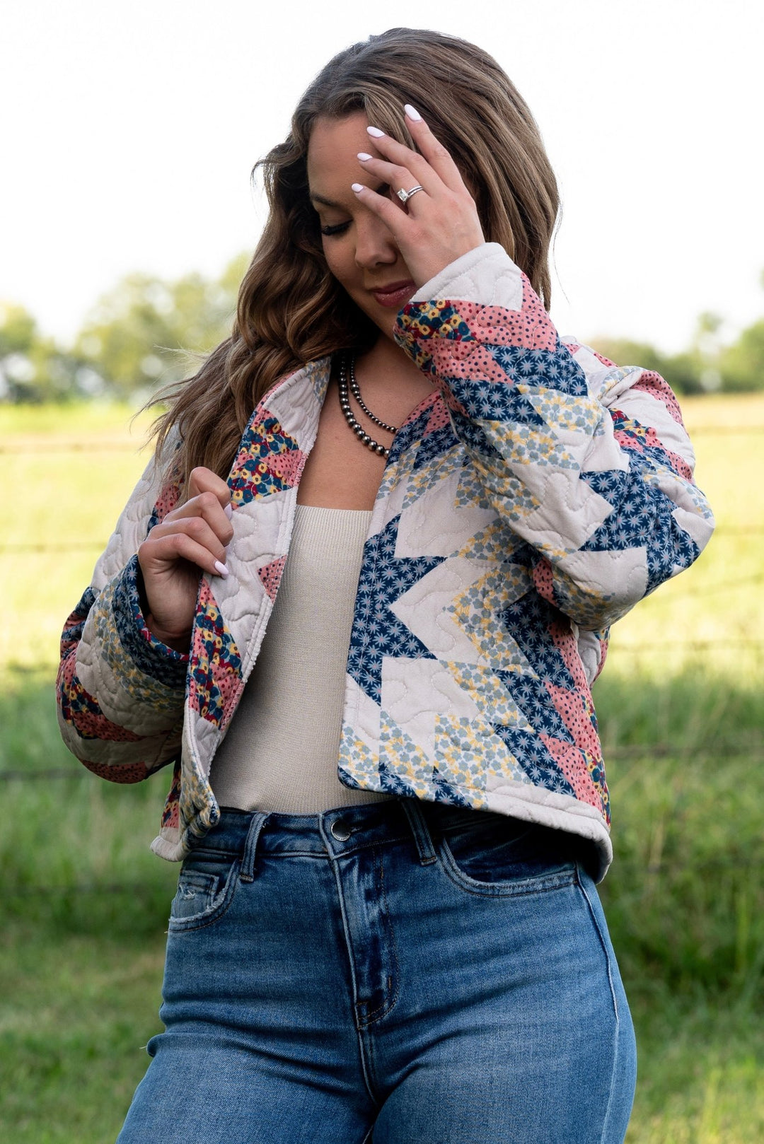 Eloise Quilted Cropped Jacket - Lunabelle West