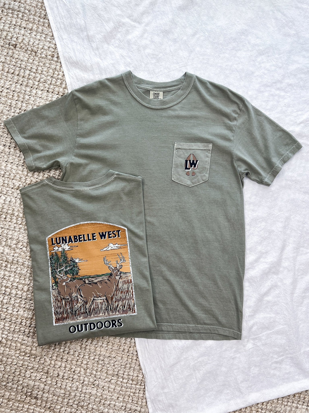 Buck Sunrise Pocket Tee - Lunabelle West