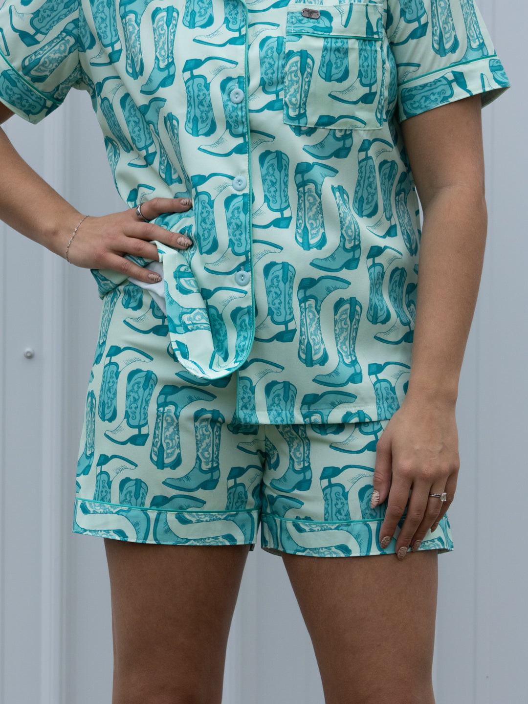 Turquoise Trails Pajama Set